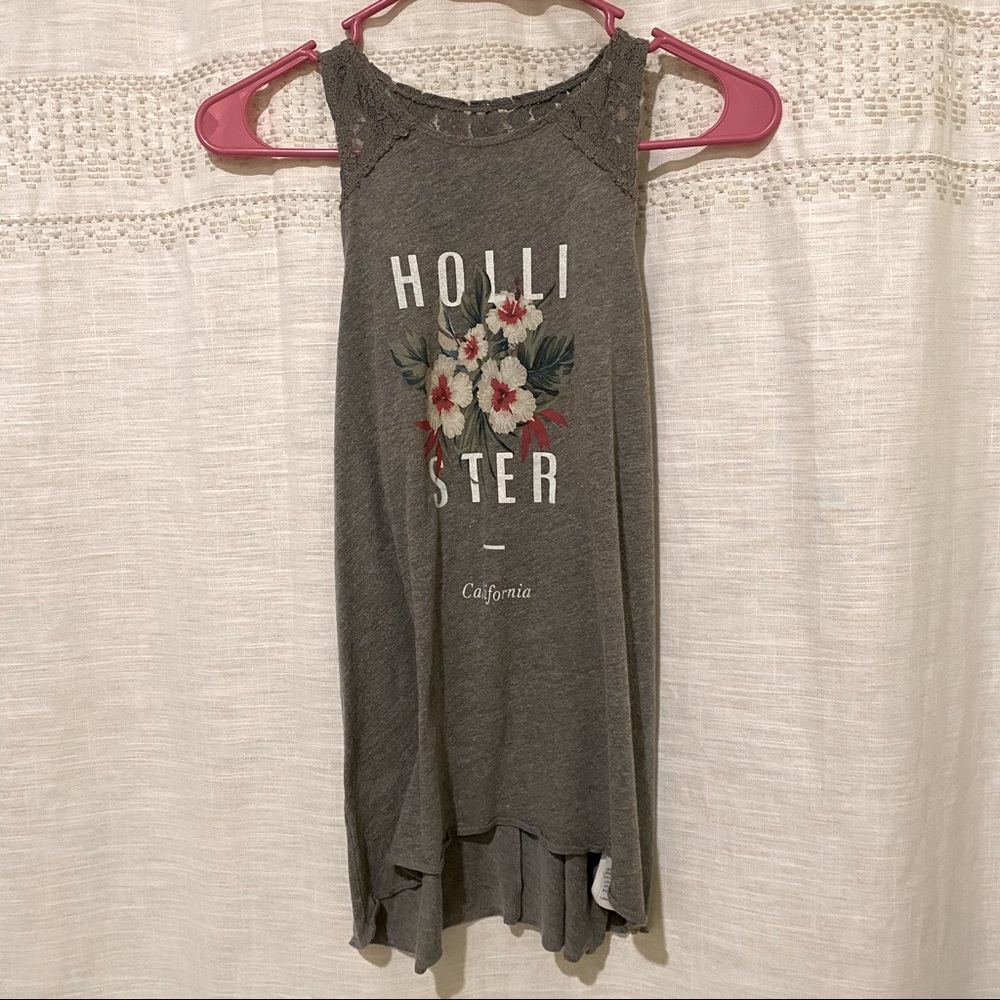 Grey Hollister Tank Top
